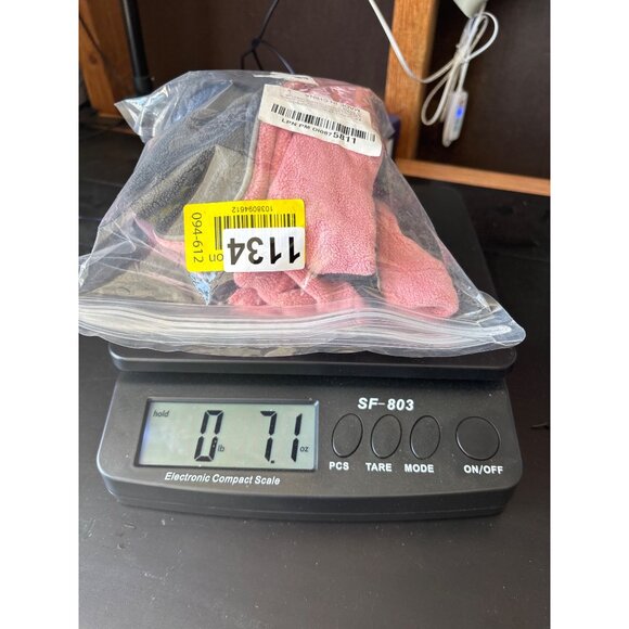 Small Pink & Gray Fleece Dog Jacket With Zipper Pockets - Picture 4 of 4